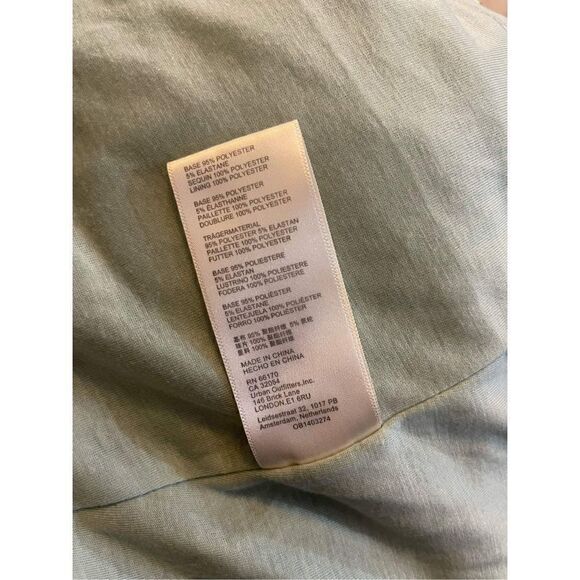 Free People - Frida Sequin Ruffle Strapless Minidress size 4 - Picture 9 of 10